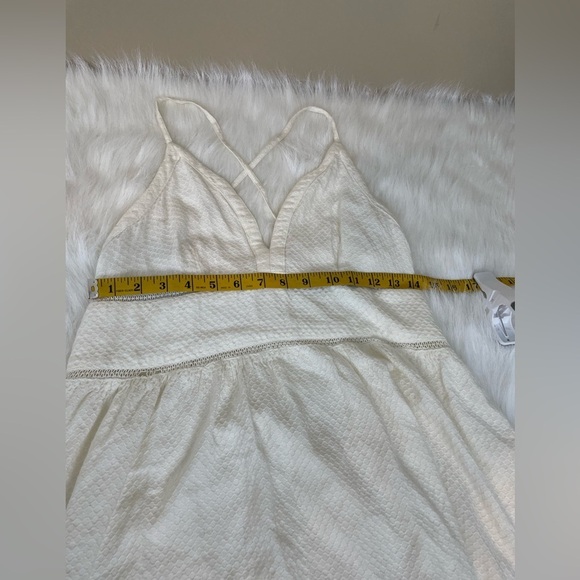 Roxy “Silver Light” strappy White Sleeveless Dress Small - Picture 7 of 13